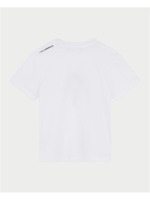 Karl Lagerfeld Kids T-Shirt in Cotton Crew Neck KARL LAGERFELD | Z3023910P